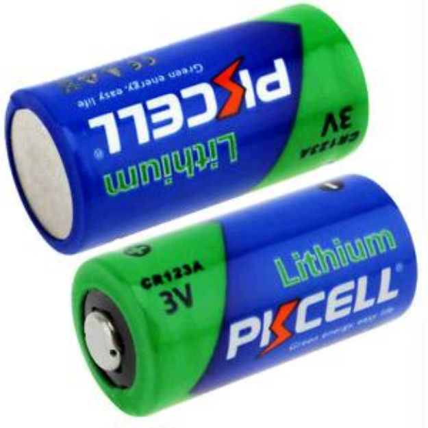 Batterij 3 Volt Lithium, type CR123